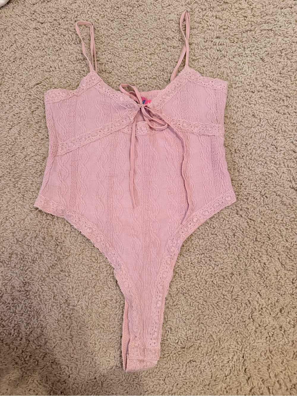 Edikted Pink Bodysuit